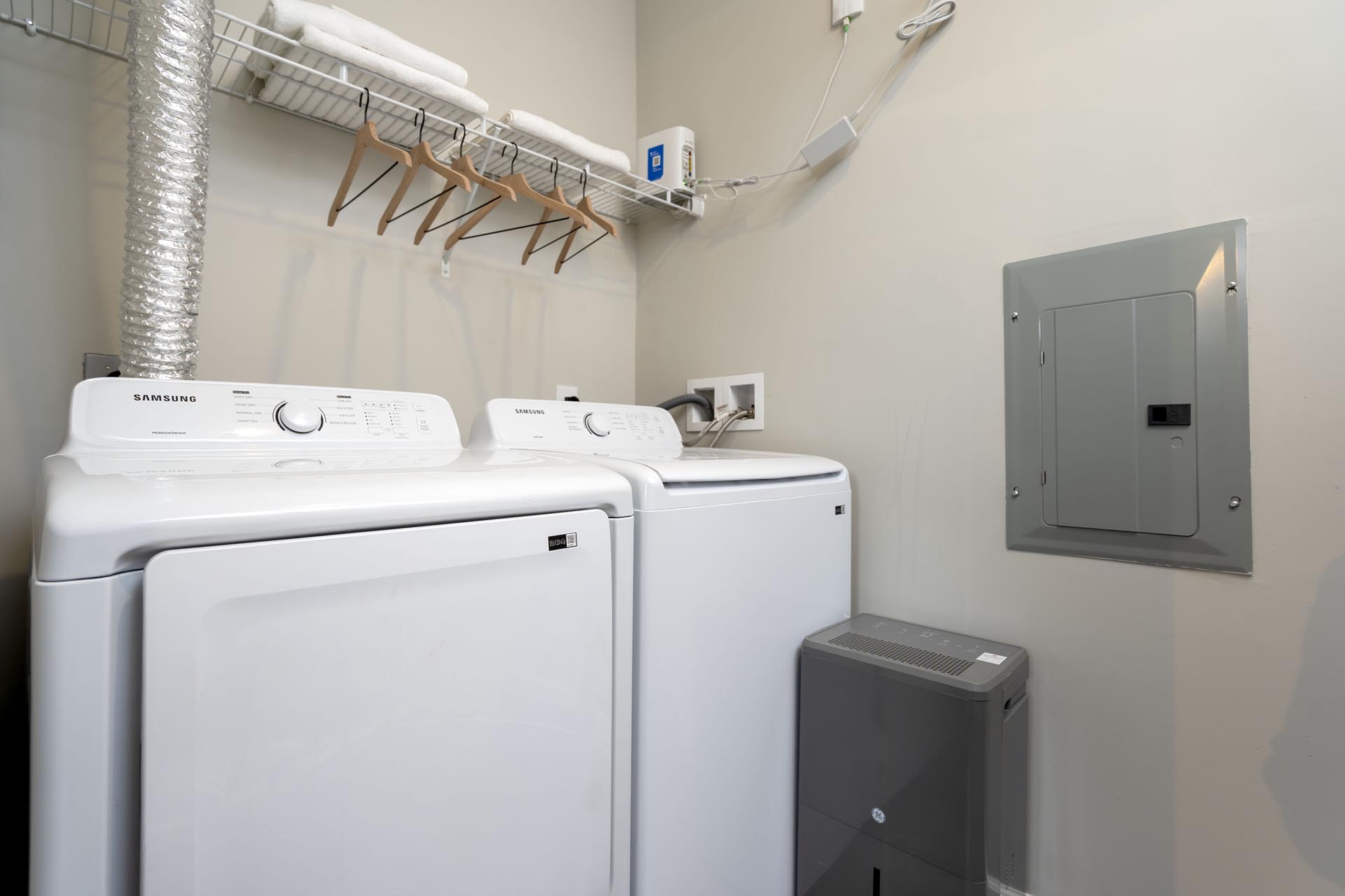 In-Unit Washer & Dryer in unit white samsung washer and dryer